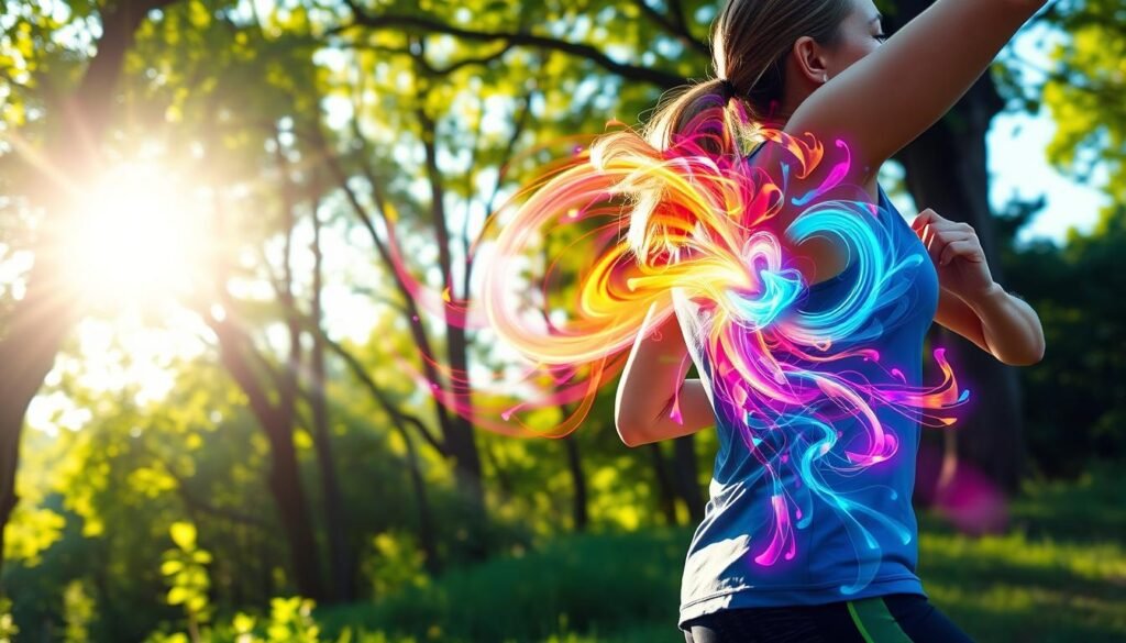 endorphin release and mood enhancement