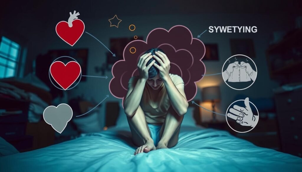 Common physical symptoms of anxiety