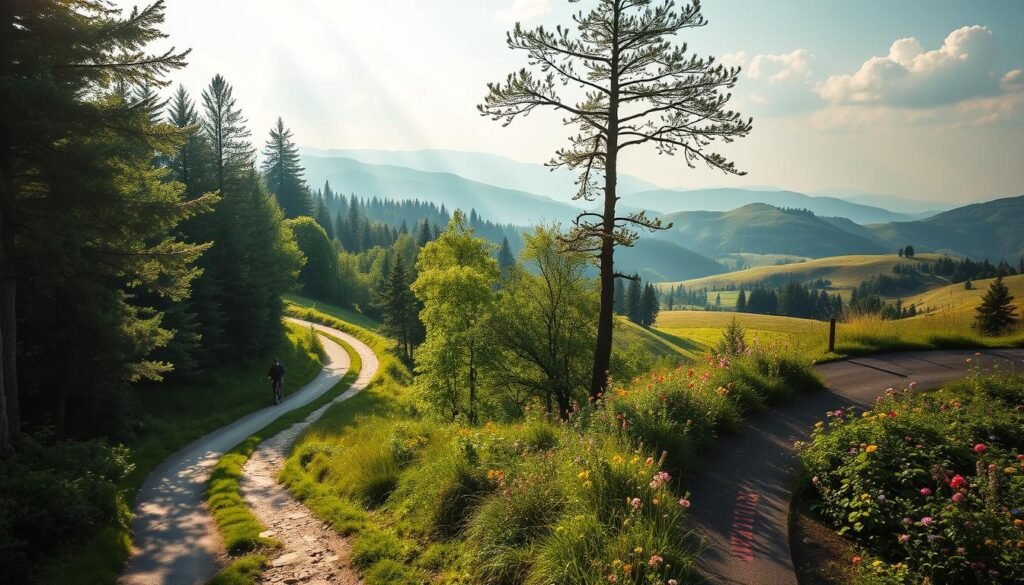 Hiking and Cycling for Mental Wellness