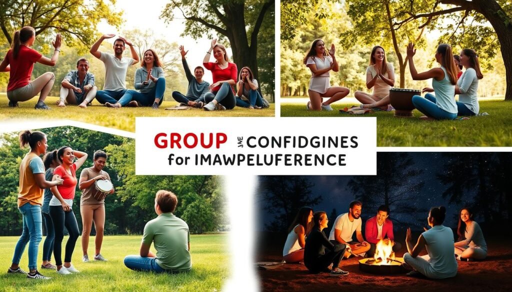 Types of group activities for confidence enhancement