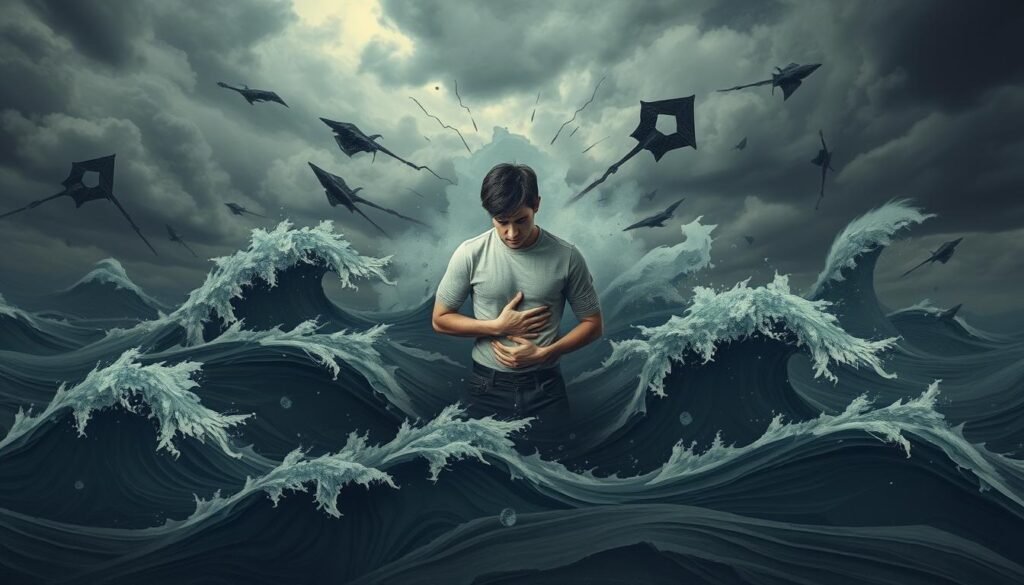 Anxiety triggers nausea and upset stomach