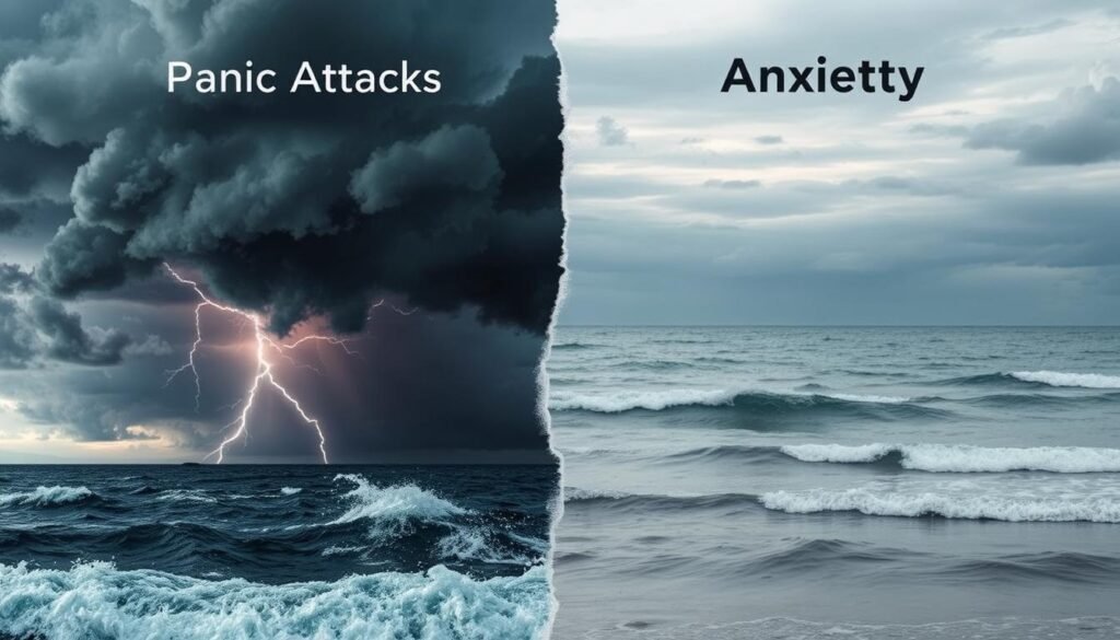 Are panic attacks and anxiety attacks the same thing?