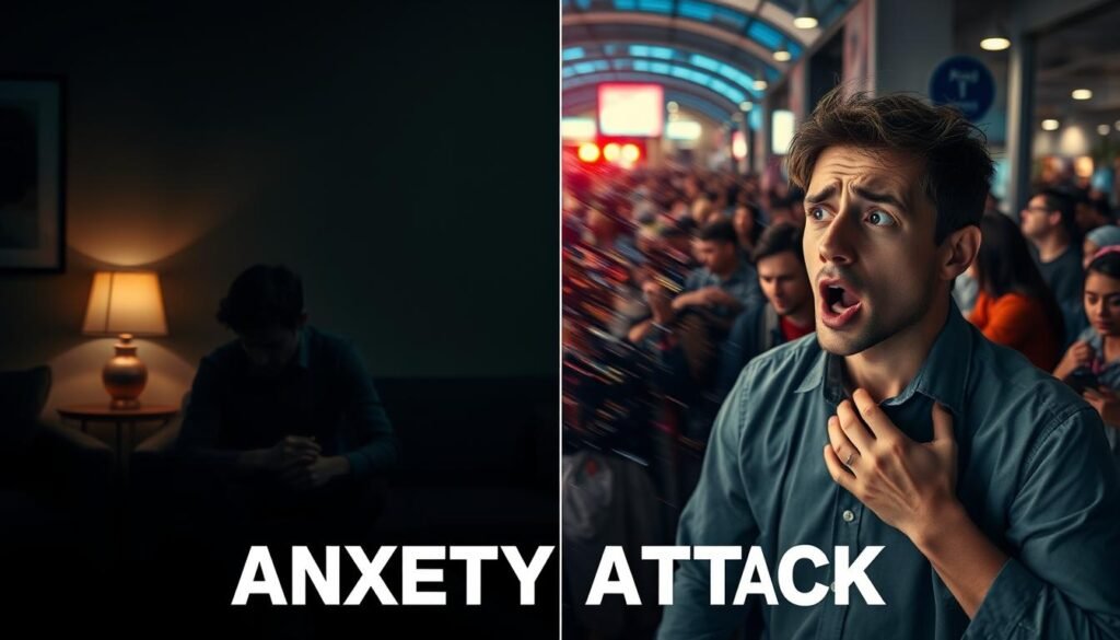 Differences between anxiety attack symptoms and panic attack symptoms Differences between anxiety attack symptoms and panic attack symptoms