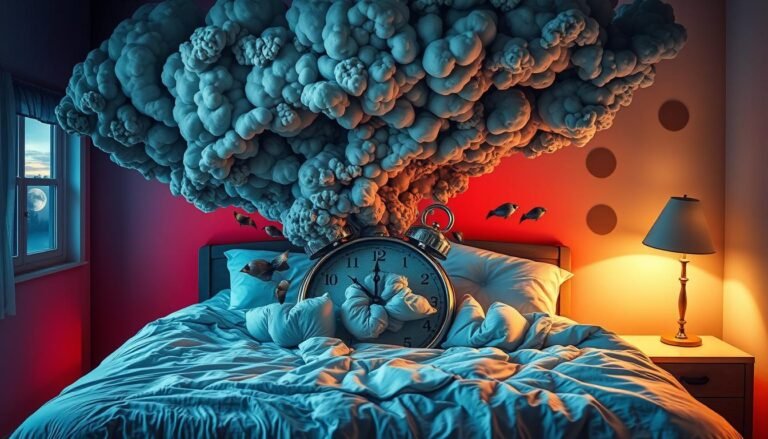 Disruption of sleep architecture