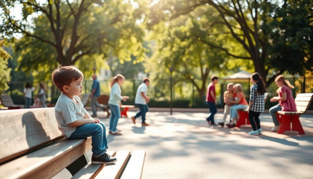 Helping socially anxious children in social situations