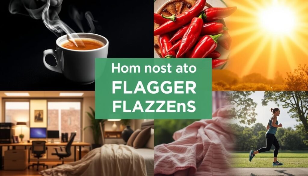 Hot flash triggers