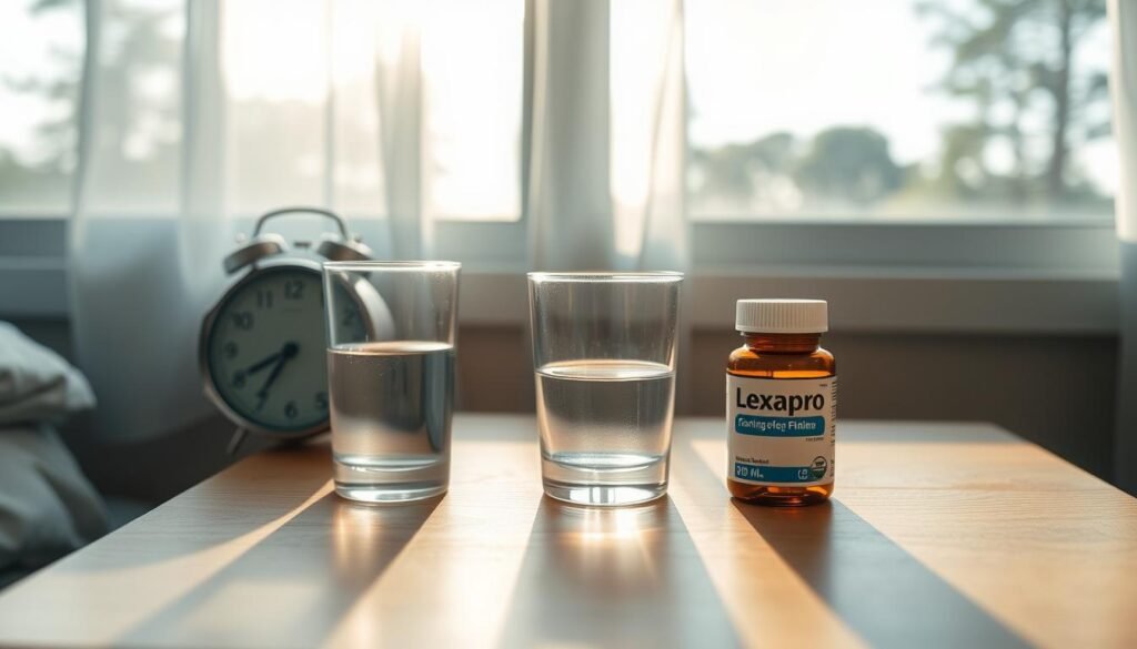 Lexapro dosage timing