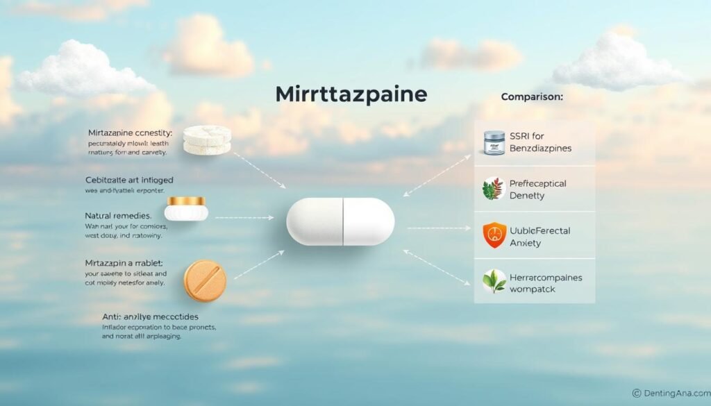 Mirtazapine comparison anti-anxiety medication alternatives