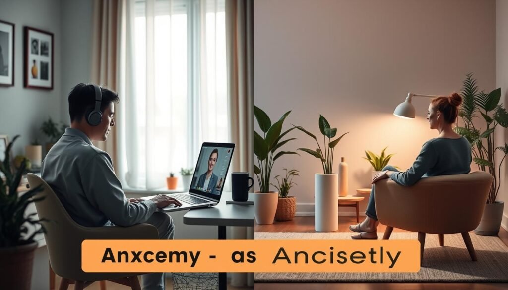 Online Therapy vs In-Person for Anxiety