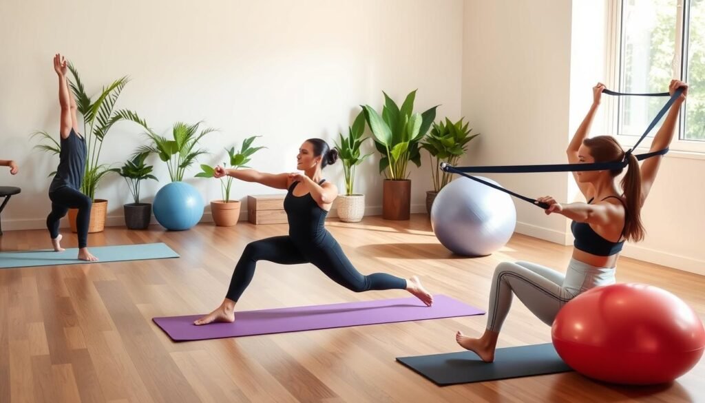 Physical therapy exercises for posture correction