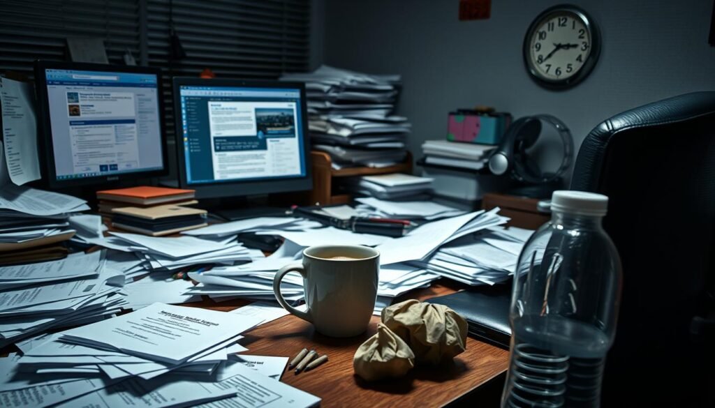 Signs of anxiety at work
