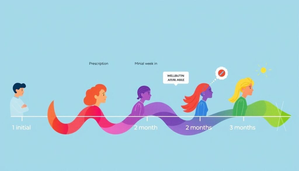 Wellbutrin treatment timeline