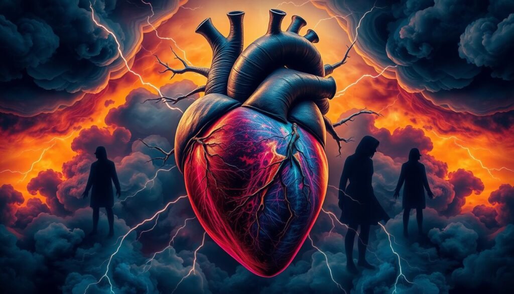 anxiety and heart function relationship
