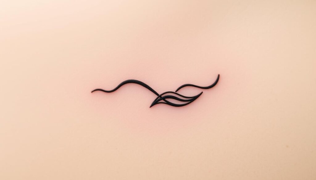 anxiety breathe symbol tattoo