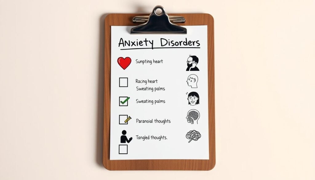 anxiety disorders symptoms checklist