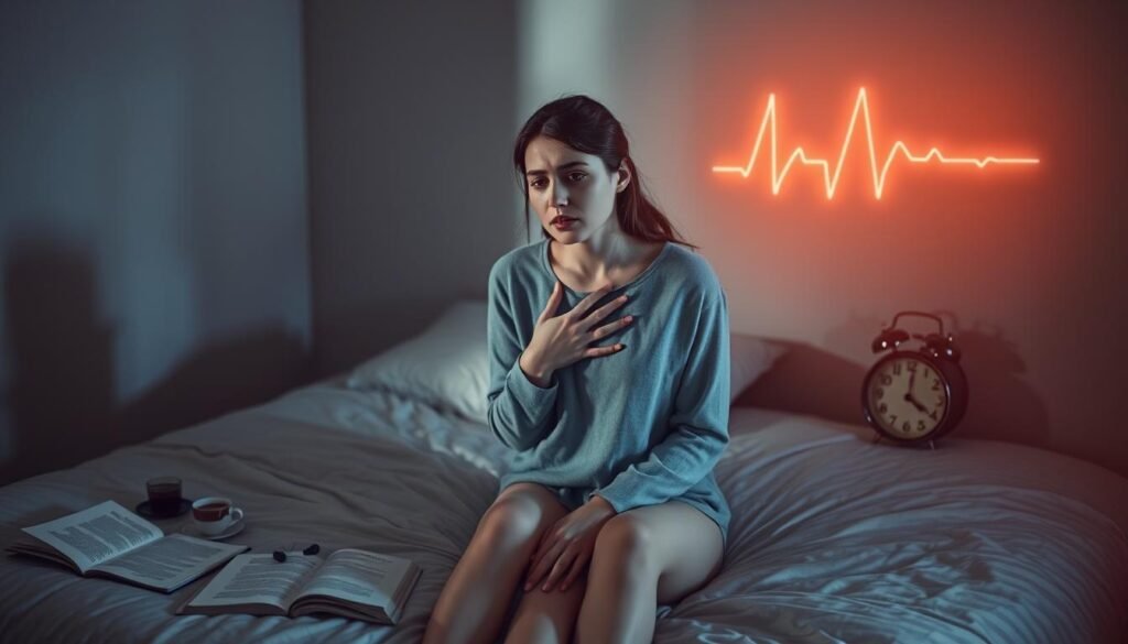anxiety female mini heart attack symptoms