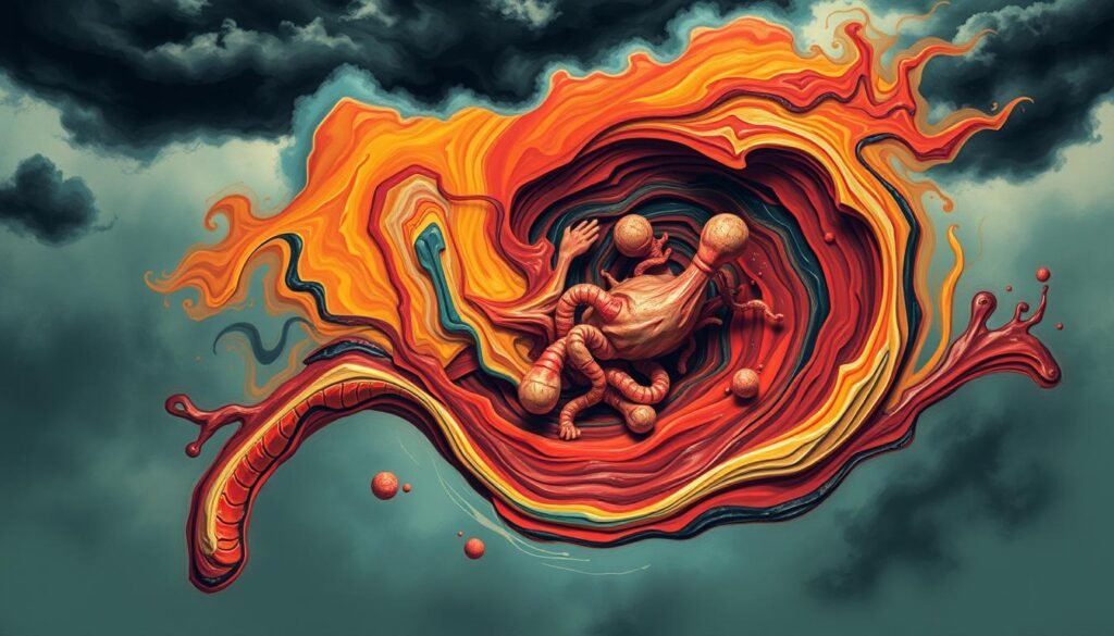 anxiety symptoms digestive upset