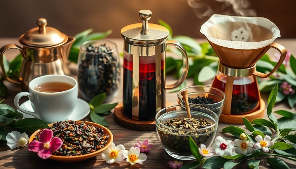 brewing methods and tea caffeine levels