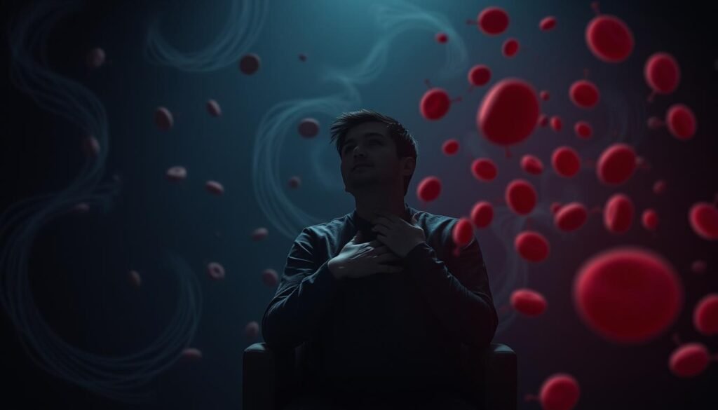 can anxiety cause high red blood cell count