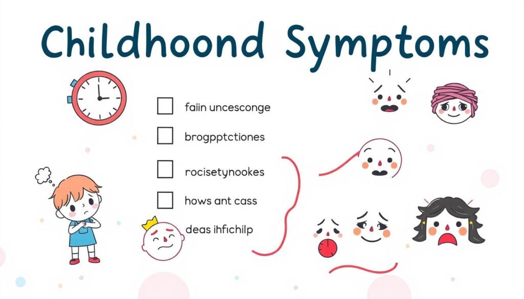 childhood anxiety symptoms checklist