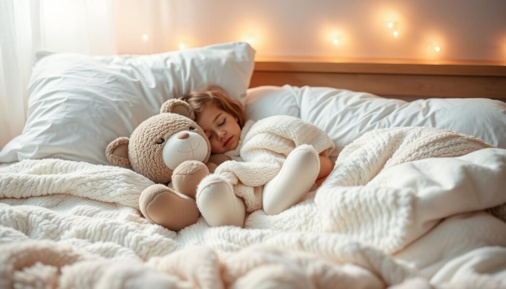 cuddling and sleep patterns
