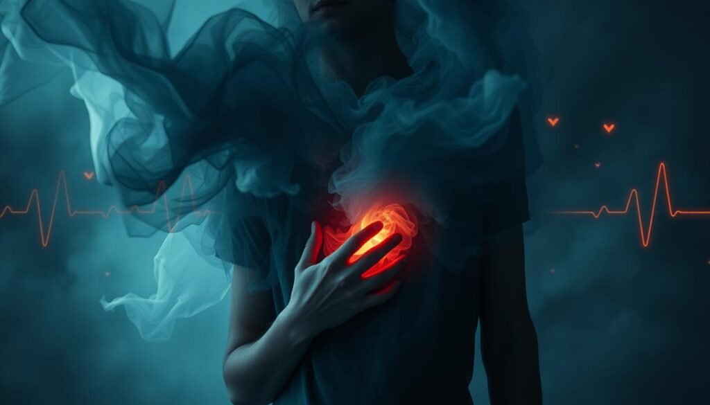descriptions of anxiety chest pain