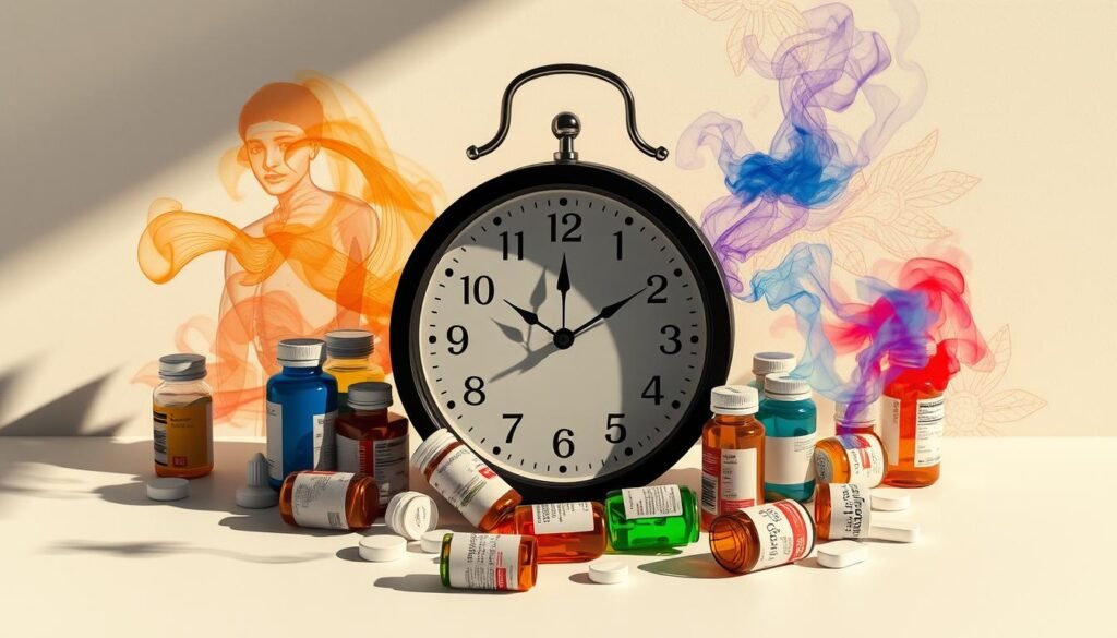 drug administration timing side effects