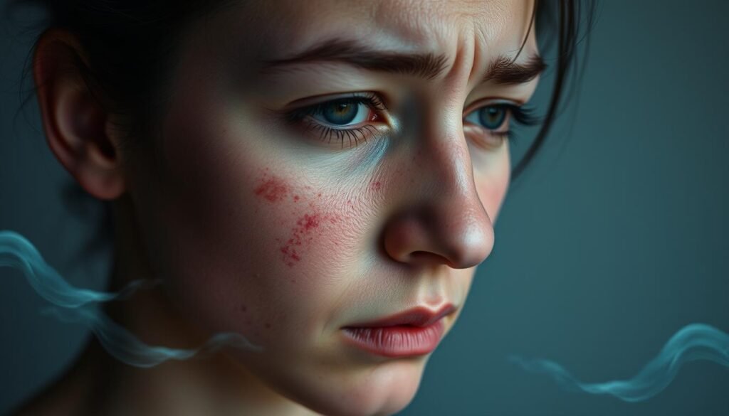 emotional impact of anxious rashes