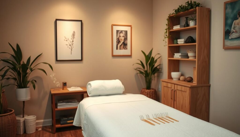 first acupuncture session