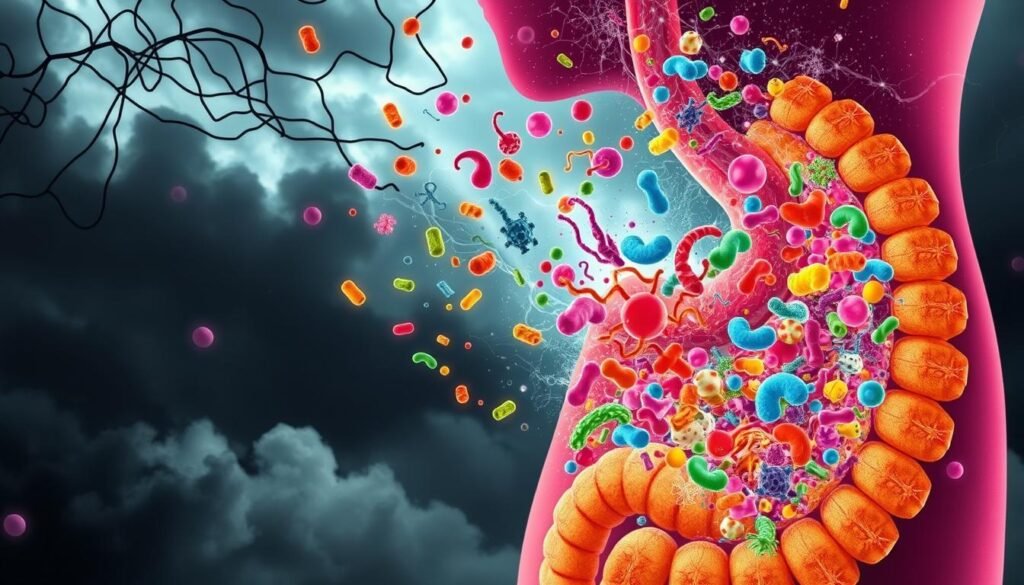 gut microbial imbalance and stress impact on digestion