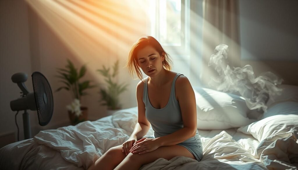 hot flashes and night sweats impact on mental well-being