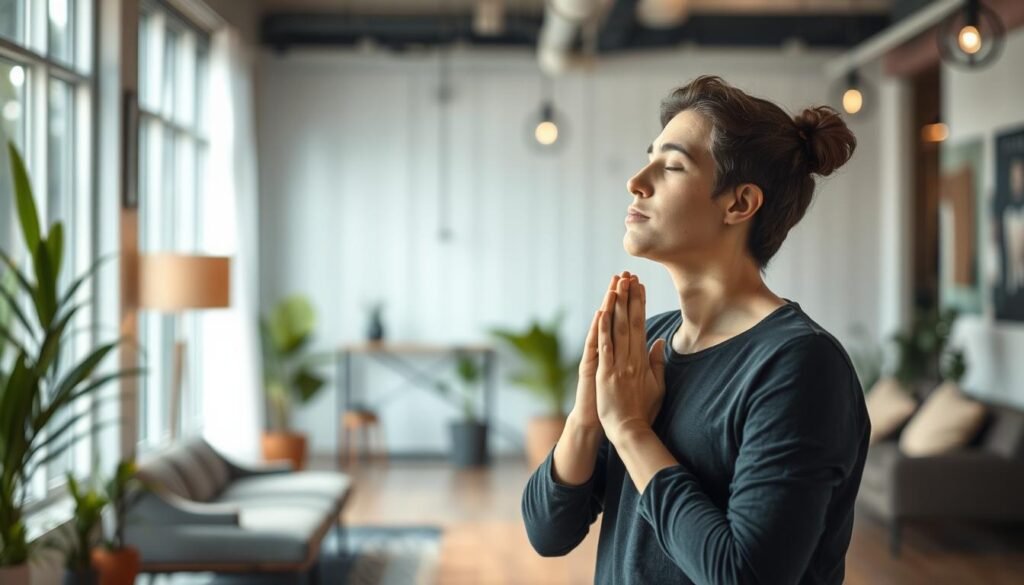 how to stop blurred vision from anxiety