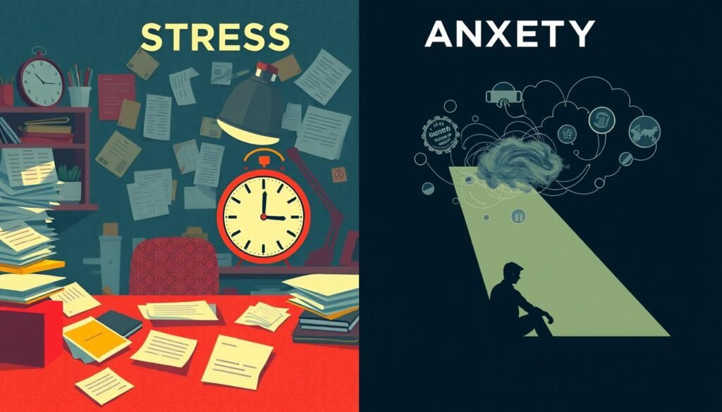 is stress and anxiety the same thing