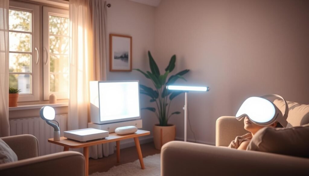 light therapy devices for anxiety relief