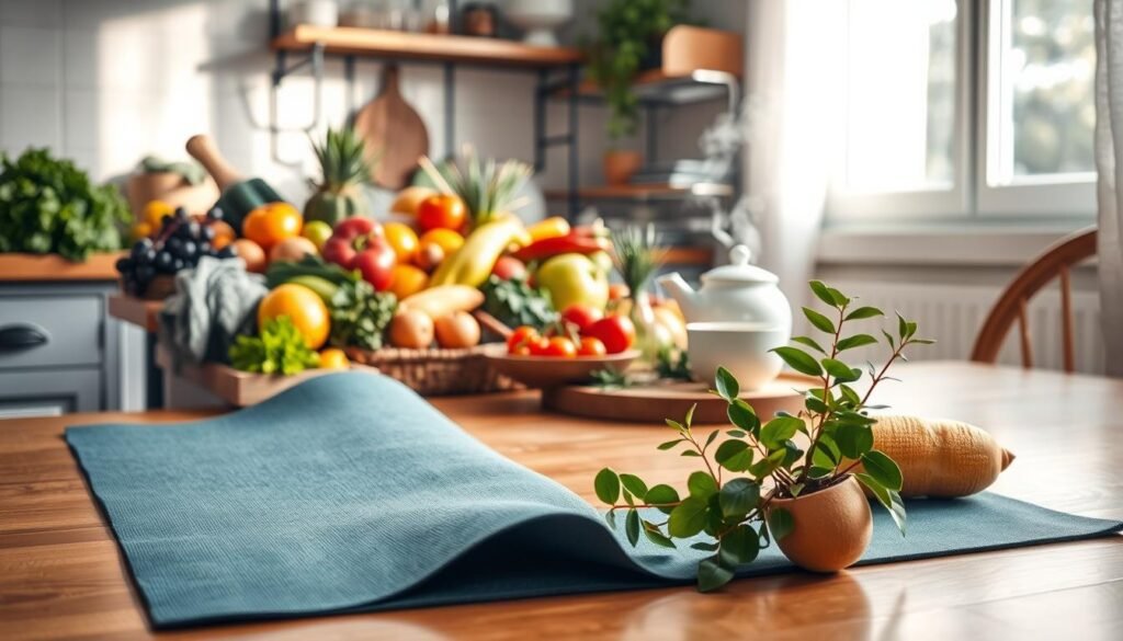 managing hormonal shifts through diet and stress management