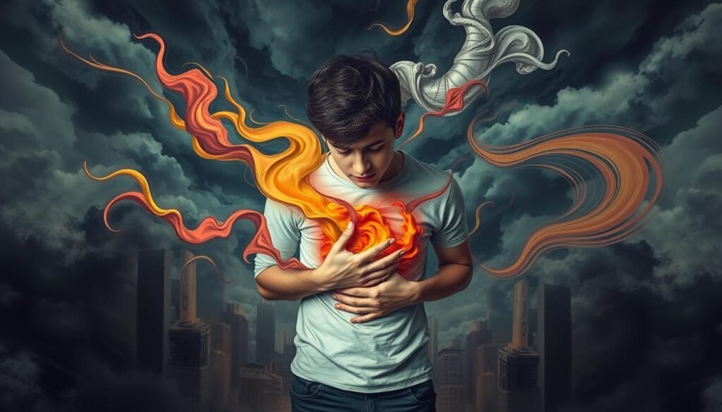 nausea from anxiety