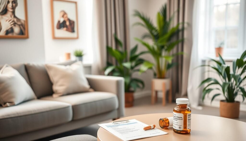 seeking professional help for therapy and medication in depression and anxiety