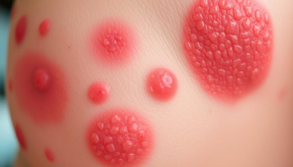 stress rashes images
