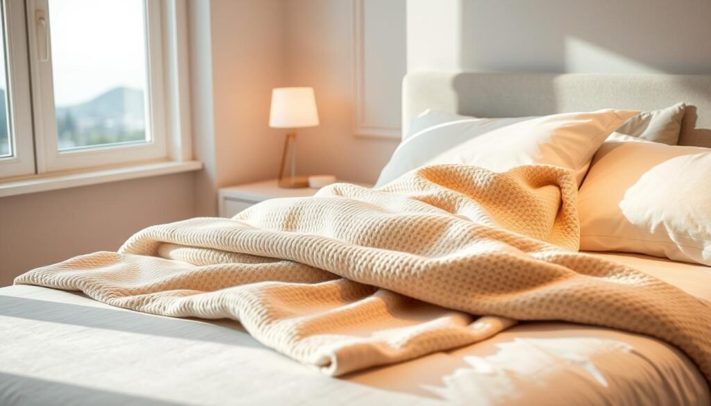 stress reduction and improved sleep quality with weighted blankets