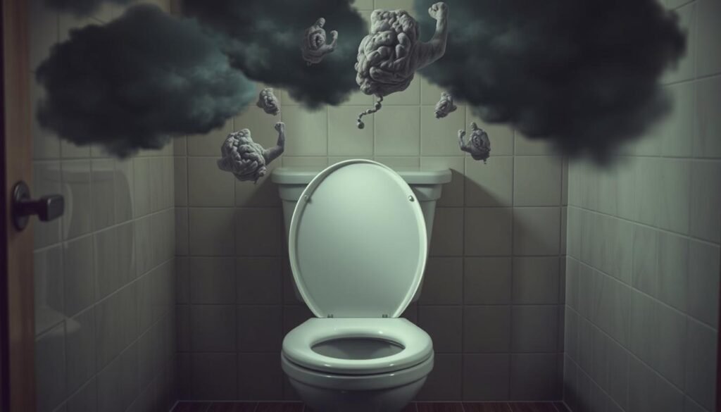 symptoms of poop anxiety