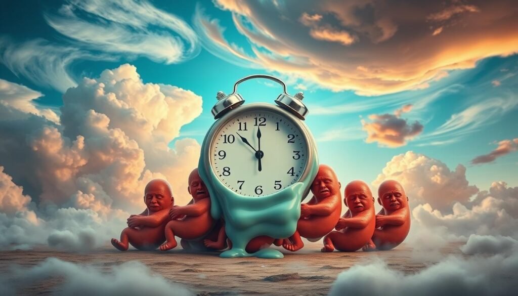 timing of nausea related to anxiety