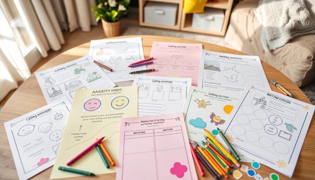 types of anxiety worksheets