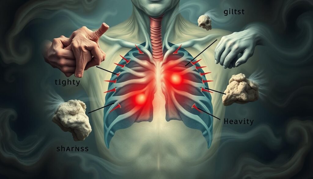 types of chest pain from anxiety-related chest pain