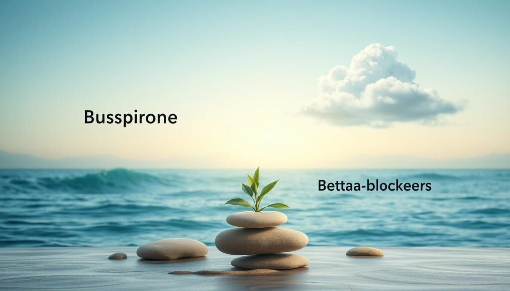 Alternative anxiety medication options including Buspirone and beta-blockers.