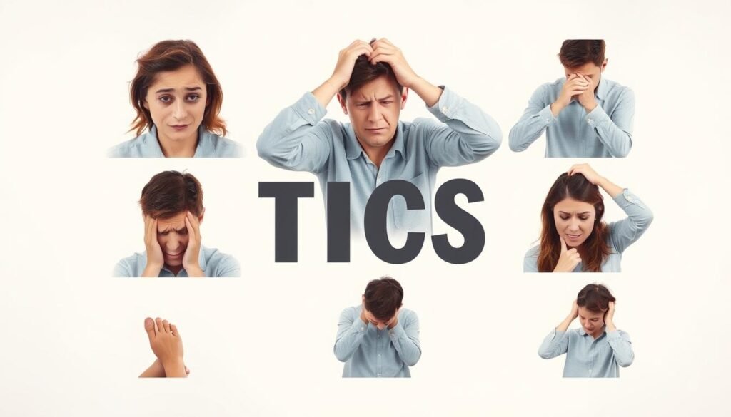 Common types of anxiety tics