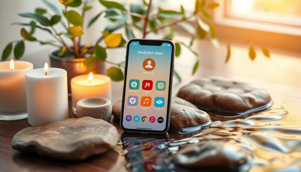 Meditation apps for guided sessions
