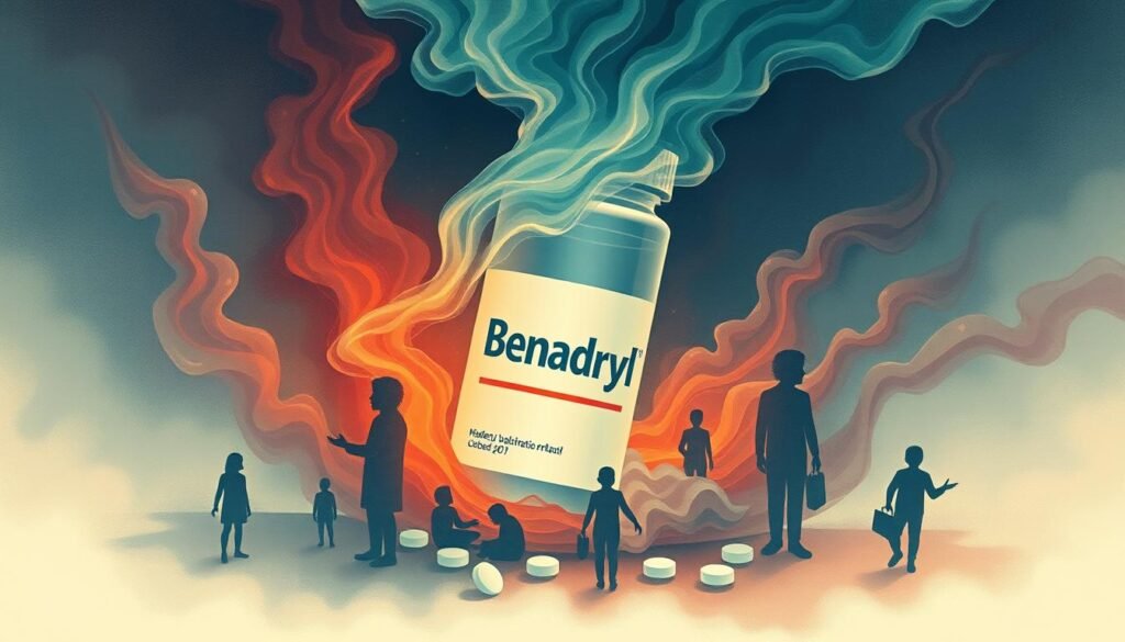 can benadryl cause anxiety