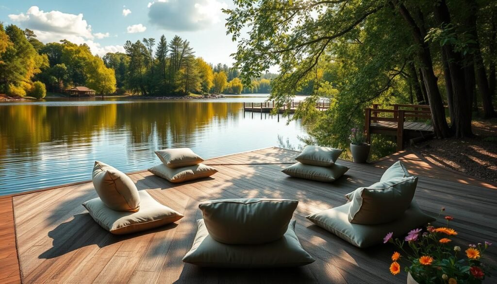 finding stillness at retreats