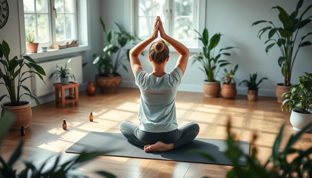 physical well-being test anxiety relief