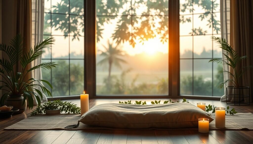 self-care and anxiety through meditation